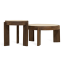 Salontafel Bora - Ø75cm Bruin