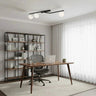 NATON 3-lichts plafondlamp - Wit glas plafondlamp met ronde bol - afbeelding 5