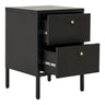 Dalby Ladekast zwart met 2 lades dressoir - metaal - Mooier Thuis