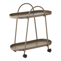 Empoli Serveertrolley bruin met 2 planken - Mooier Thuis