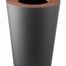 Yamazaki Rin ronde prullenbak - zwart - 23 cm breed - Mooier Thuis
