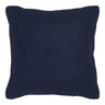 Santos sierkussen gerecycled katoen - donkerblauw - 45×45 cm - 100% gerecycled katoen - Mooier Thuis