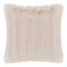 Galena kunstbont sierkussen - wit - 45×45 cm - 100% polyester - Mooier Thuis