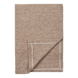 Puno plaid - taupe - 130×156 cm plaid/deken - 50% viscose, 30% polyester, 20% nylon - Mooier Thuis
