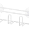 Yamazaki Tower sponshouder met zuignappen - wit - 4 cm breed - Mooier Thuis