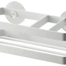 Yamazaki Tower spons- en zeephouder met zuignappen - wit - 8 cm breed - Mooier Thuis
