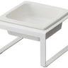 Yamazaki Tower Voerbak enkel - Wit - 16 cm breed - Mooier Thuis