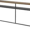 Yamazaki Tower brede wandtafel 2-laags - Zwart consoletafel - 21 cm breed - Mooier Thuis