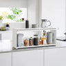 Yamazaki Tower aanrechtorganizer semi-gesloten - wit - 18 cm breed - Mooier Thuis