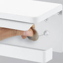 Yamazaki Tower dubbele toiletrolhouder voor wandmontage - wit - afbeelding 2