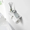 Yamazaki Tower dubbele toiletrolhouder voor wandmontage - wit - afbeelding 5