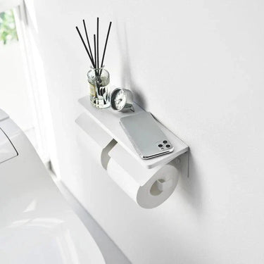 Yamazaki Tower dubbele toiletrolhouder voor wandmontage - wit - afbeelding 5