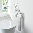 Yamazaki Tower dubbele toiletrolhouder voor wandmontage - wit - afbeelding 6