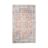 Havana chenille vloerkleed - blauw/oranje - 230×160 cm - blauw en oranje - Mooier Thuis
