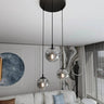 COSMO 3-lichts hanglamp - Smoked glas premium hanglamp met ronde bol - bestellen bij Mooier Thuis