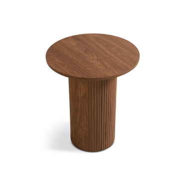 Bijzettafel Nora - Ø40cm Walnoot