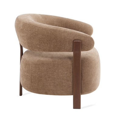 Fauteuil Rose - Taupe