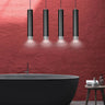 KIBO 4-lichts balkhanglamp - Zwart chroom hanglamp met buisvorm - sfeervol in een Modern interieur