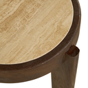 Bijzettafel Bora - Ø50cm Bruin
