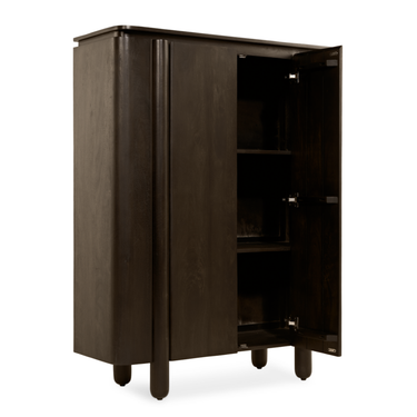 Wandkast Rondo - 150cm Donkerbruin