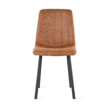 Eetkamerstoel Minsk - Microleder Cognac