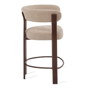 Barkruk Rose - Beige met Armleuning