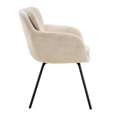 Eetkamerstoel Livia - Naturel Taupe