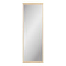 Scottsdale Wandspiegel met houten lijst - naturel 45×110 cm rechthoekige spiegel - mdf en glas - Mooier Thuis