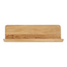 Salina Wandplank Eiken met Opstaande Rand 40 cm - naturel - Mooier Thuis