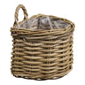 Keli Opbergmand van kubu rotan - naturel - 37 cm breed - Mooier Thuis