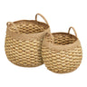 Strahan Manden Zeegras en Waterhyacint Set van 2 opbergmandenset - naturel - Mooier Thuis