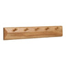 Barco Wandkapstok eikenhout met 5 haken - naturel - Mooier Thuis