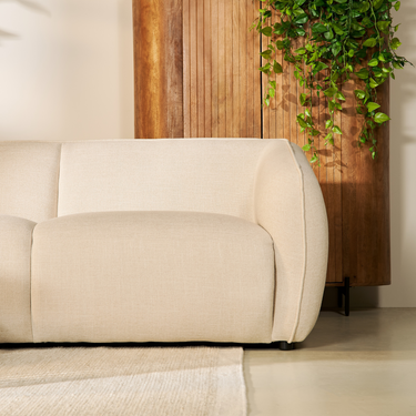 Hoekbank Laila - Stof Beige Rechts