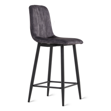 Barkruk Jax - Velvet Antraciet