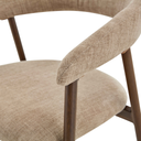 Eetkamerstoel Scandic - Taupe Walnoot