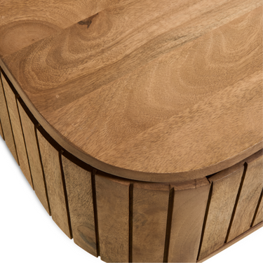 Nachtkastje Mokka - Lichtbruin Hangend