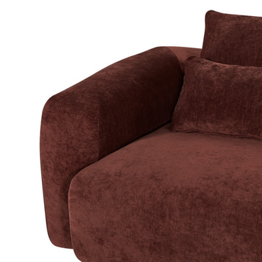 Hoekbank June - Burgundy Links