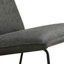 Fauteuil James - Microleder Antraciet