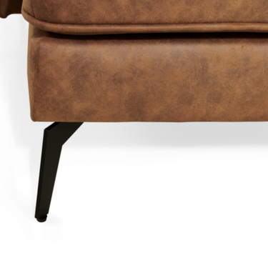 Hoekbank Jackson - Microleder Cognac