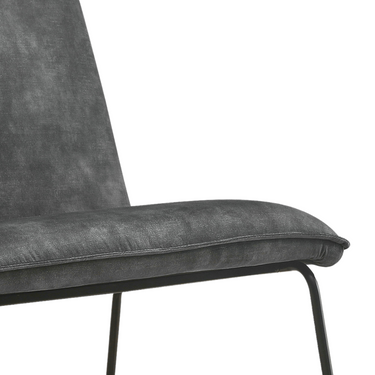 Fauteuil James - Velvet Antraciet