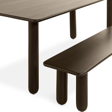 Eettafel Rondo - 220cm Donkerbruin