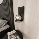 Mooier Thuis - FORM 6 1-lichts wandlamp - Smoked glas - metaal en glas