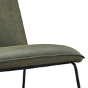 Fauteuil James - Microleder Groen