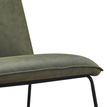 Fauteuil James - Microleder Groen