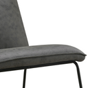 Fauteuil James - Microleder Antraciet