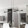 MEGARA 6-lichts hanglamp - Zwart frame hanglamp met lampenkap - bestellen bij Mooier Thuis