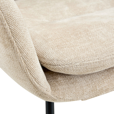 Eetkamerstoel Livia - Naturel Taupe