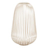 Stoense lantaarn van metaal - beige - Ø245 × 40 cm - Ø24,5 × H40 cm - Mooier Thuis