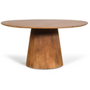 Eettafel Mokka Rond - Lichtbruin Ø150cm