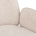 Eetkamerstoel Oslo - Beige Armleuning